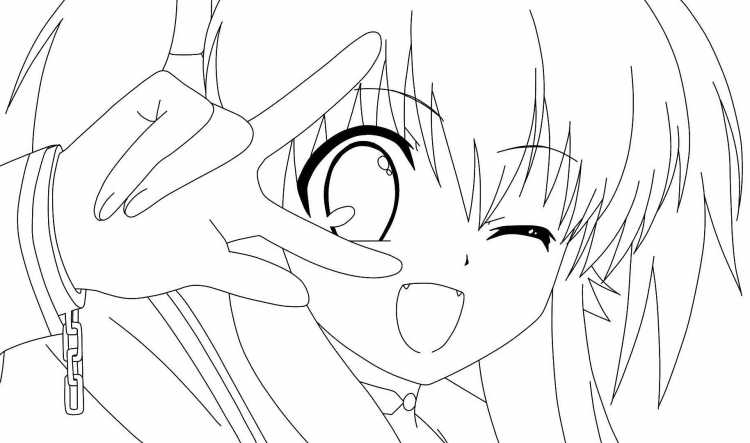 Аниме не Раскрашенные