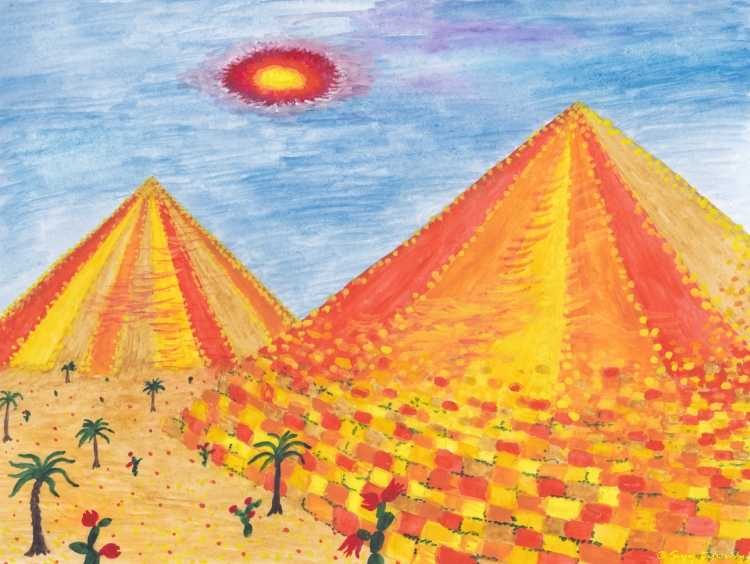 Пирамида рисунок