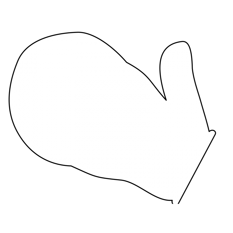 Варежка для рисования