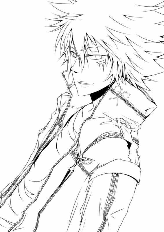 Учитель мафиози реборн раскраска