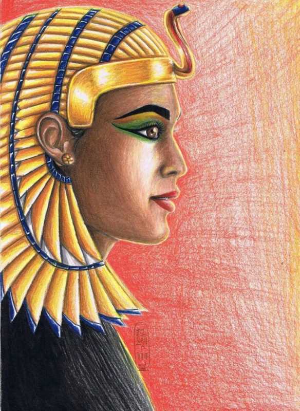 Человек в египетском стиле