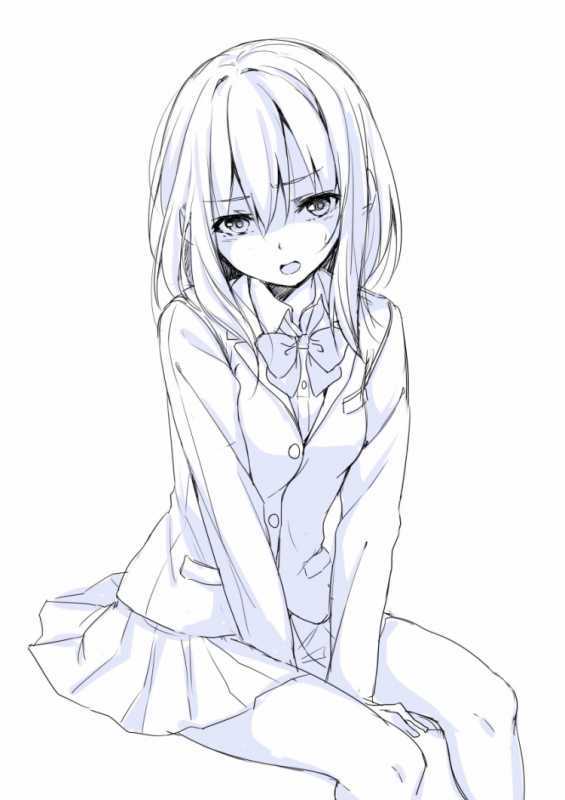 Аниме рисунки карандашом