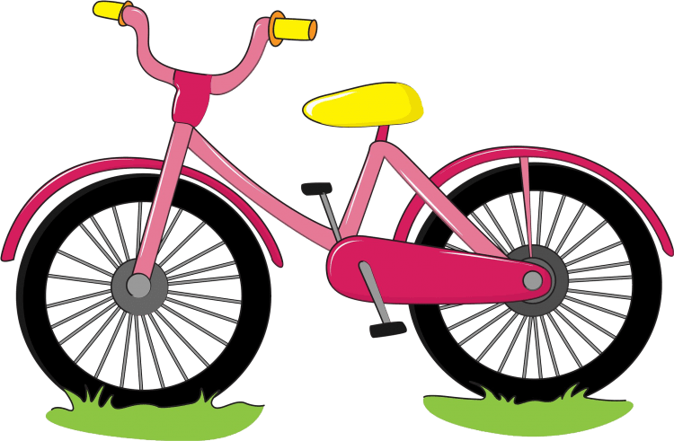 Картина велосипед для детей