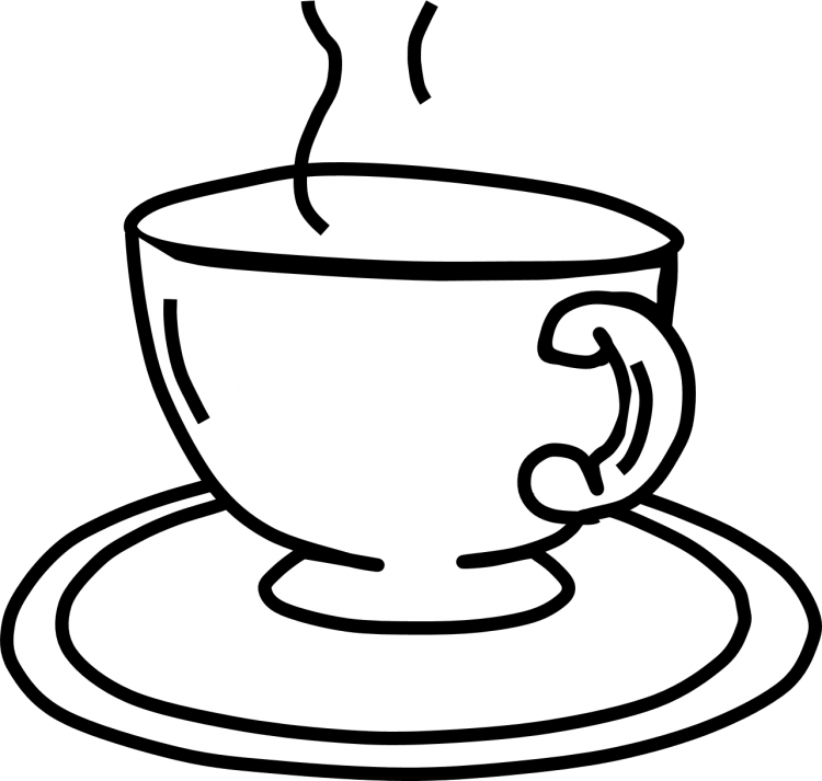 Чай раскраска