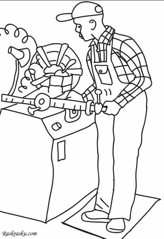 Почта раскраска для детей