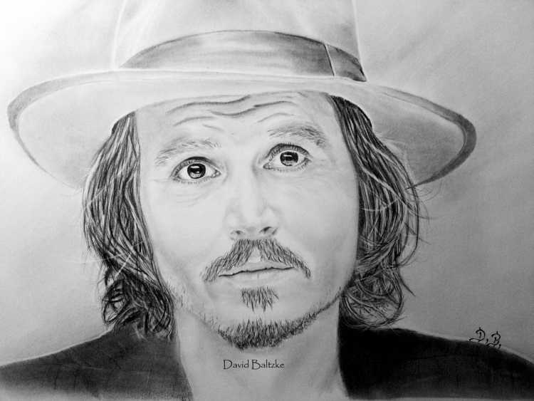 Джонни Депп портрет