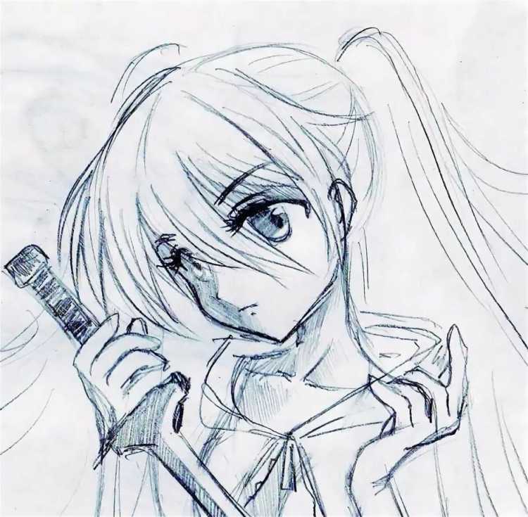 Рем Ре Зеро Lineart