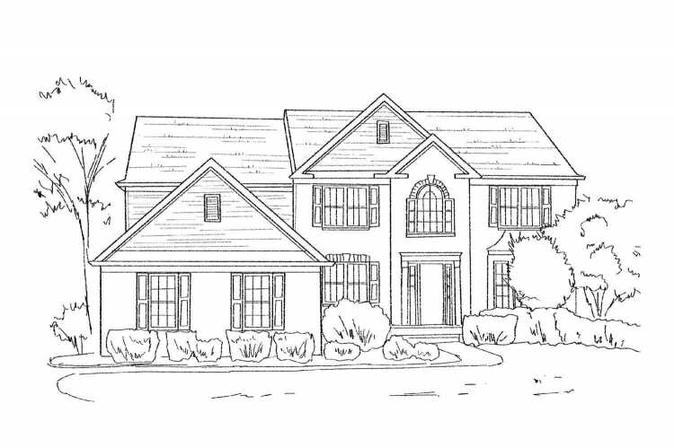 Дом рисунок эскиз