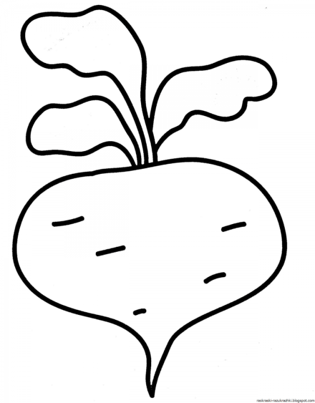 Овощи трафарет для рисования