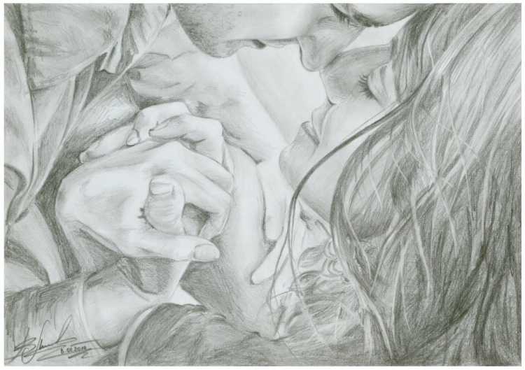 Страсть рисунок карандашом