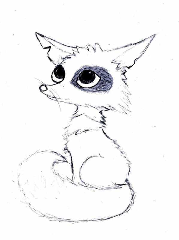 Красивые зверьки для срисовки