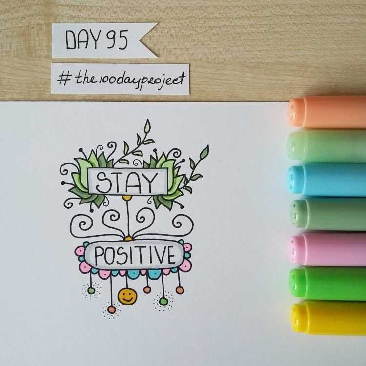 Мини рисунки фломастерами