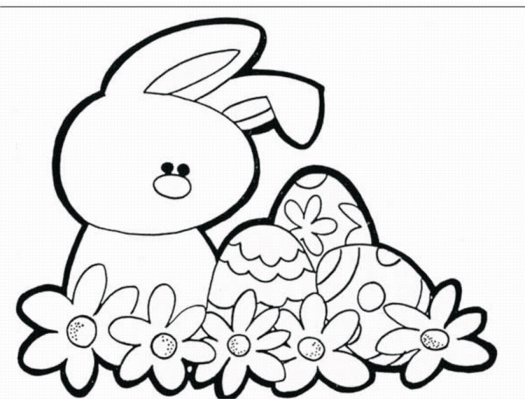Раскраска Пасха для детей
