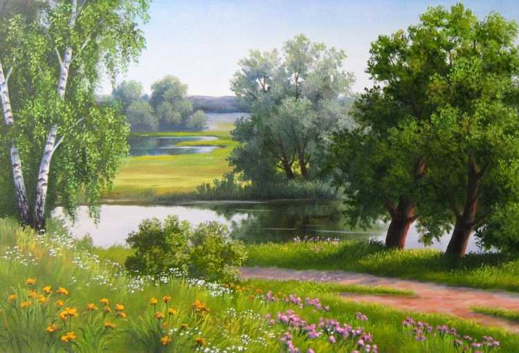 Художник Самарская Елена Михайловна березы