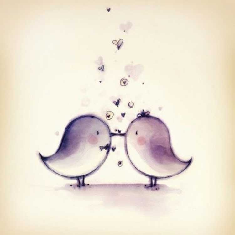 Милые любовные рисуночки