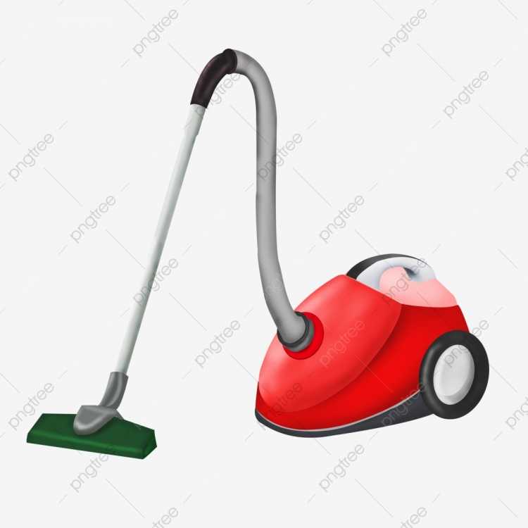 Пылесос на зелёном фоне