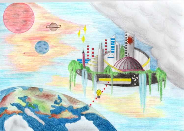 Рисунок на тему будущее