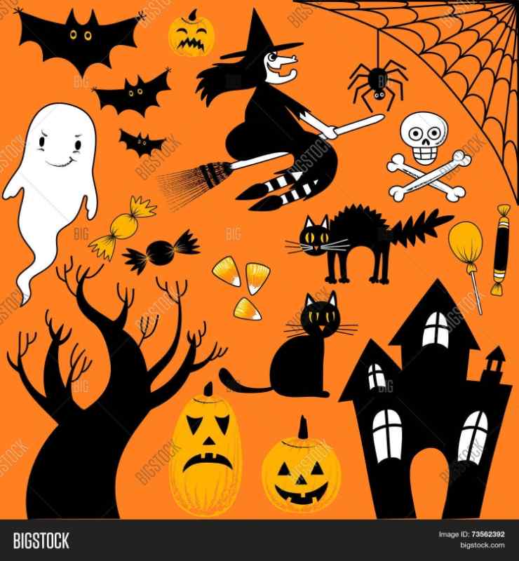 Нарисовать страшную тыкву