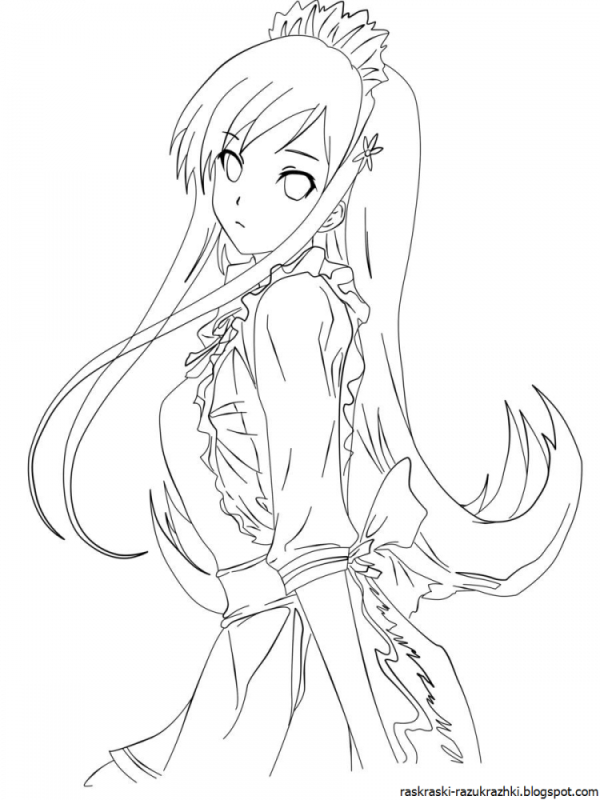 Самые красивые раскраски для девочек