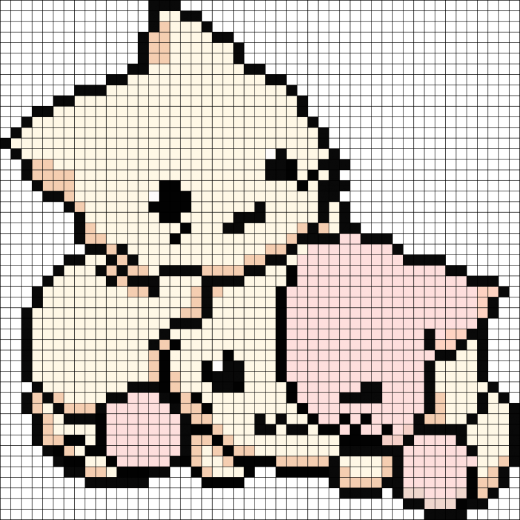 Рисунки в клеточку