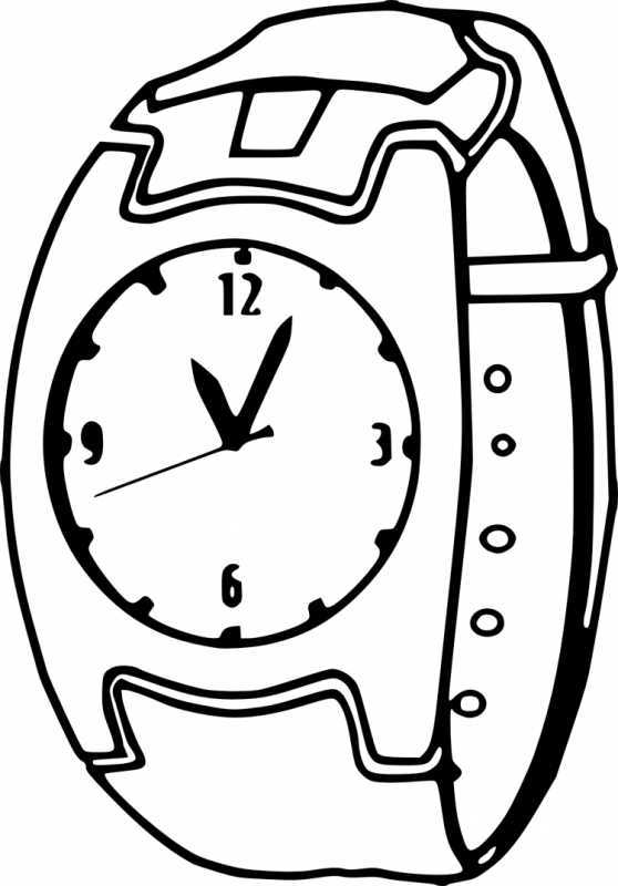 Часы для срисовки
