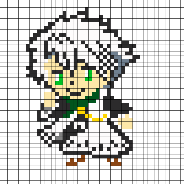 Тролль по клеточкам