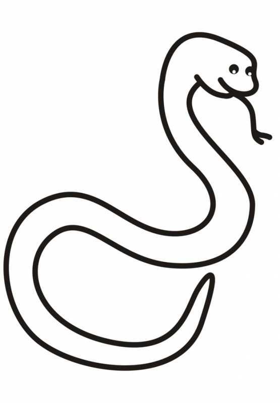 Раскраска удав