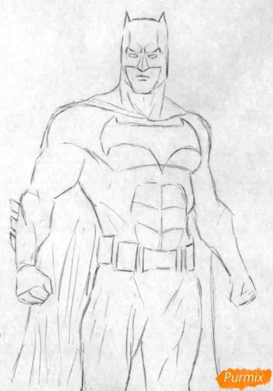 Рисование карандашом супергероев