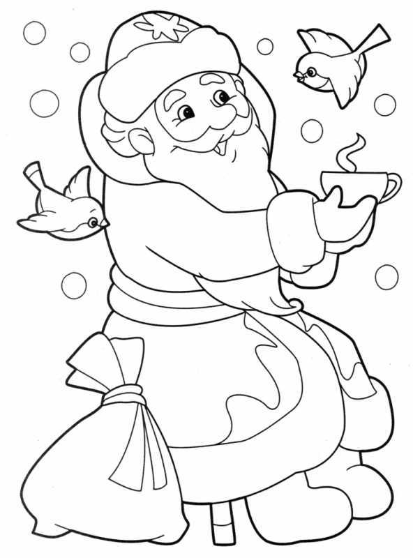 Раскраска. Новый год