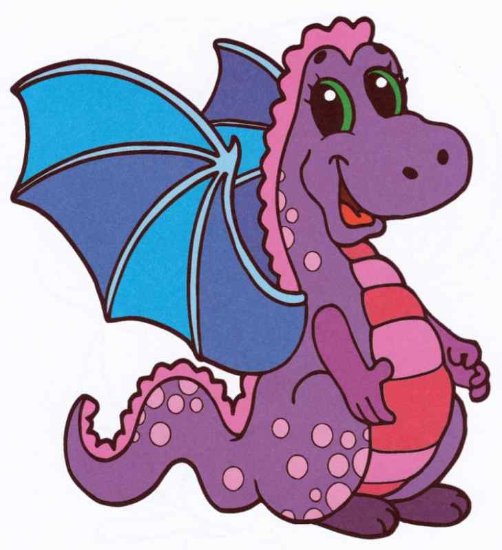 Мультяшные дракончики