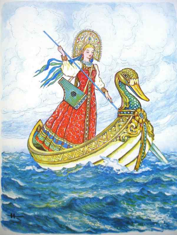 Иллюстрации к сказке Садко для срисовки