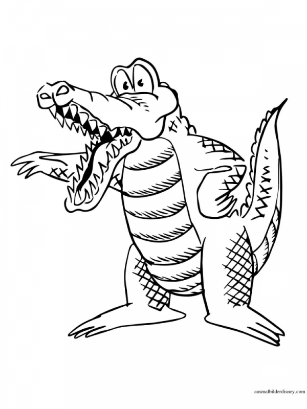 Крокодил детский рисунок