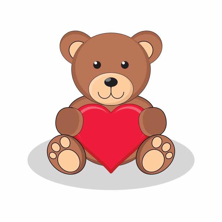 Медвежонок мультяшный