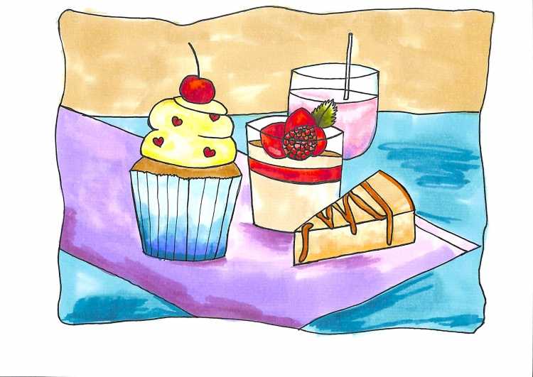 Рисунки скетчинг легкие