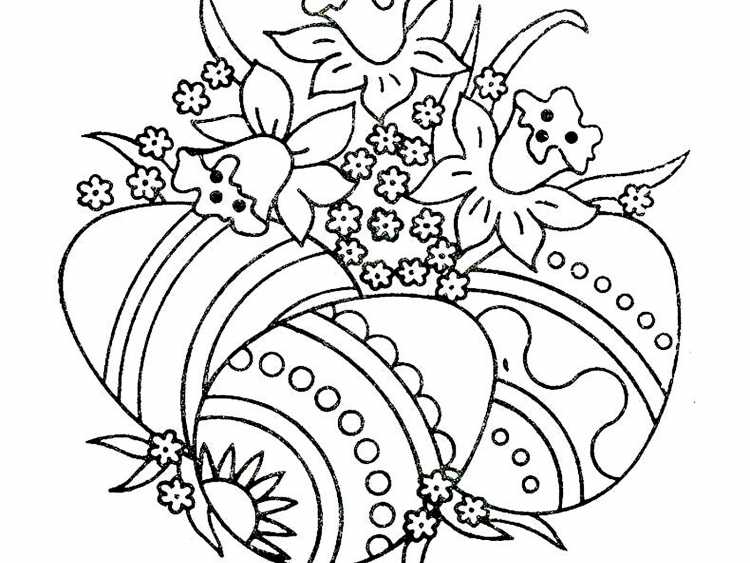 Пасха для срисовки