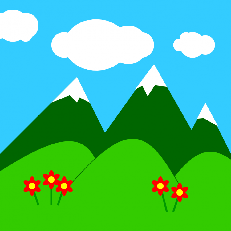 Горы для детей