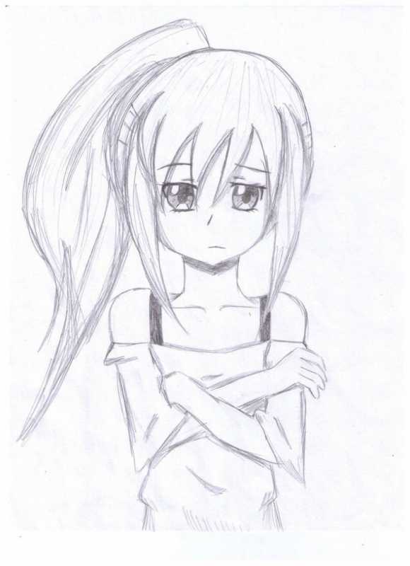 Аниме для срисовки карандашом