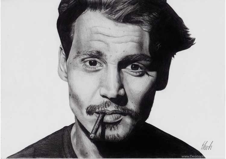 Джонни Депп портрет