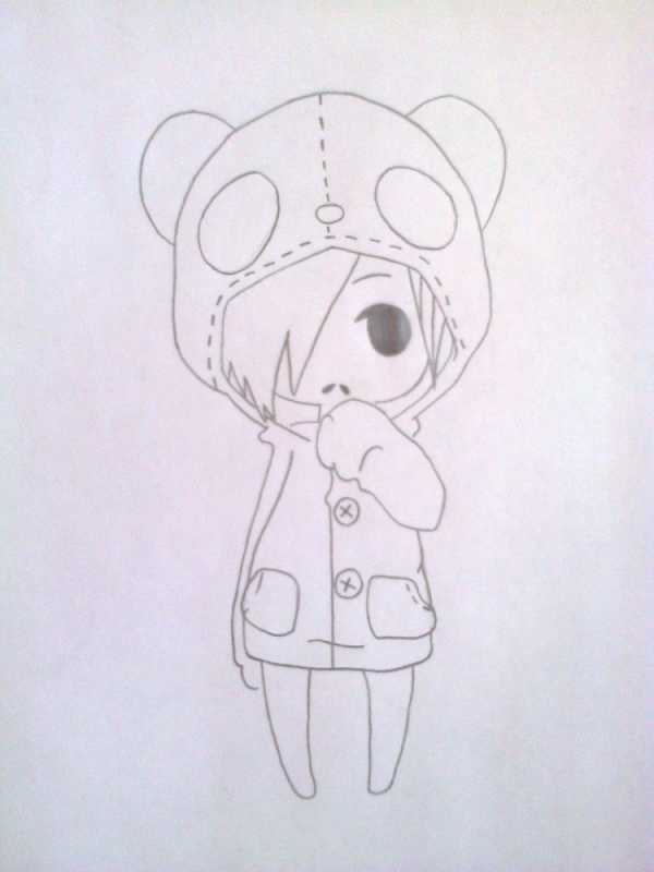 Милые зверьки карандашом