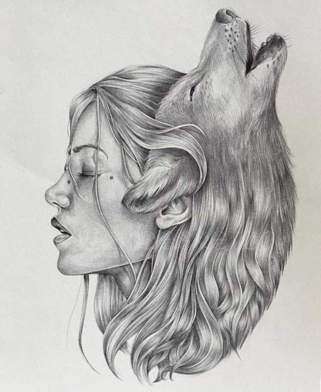 Странные рисунки карандашом