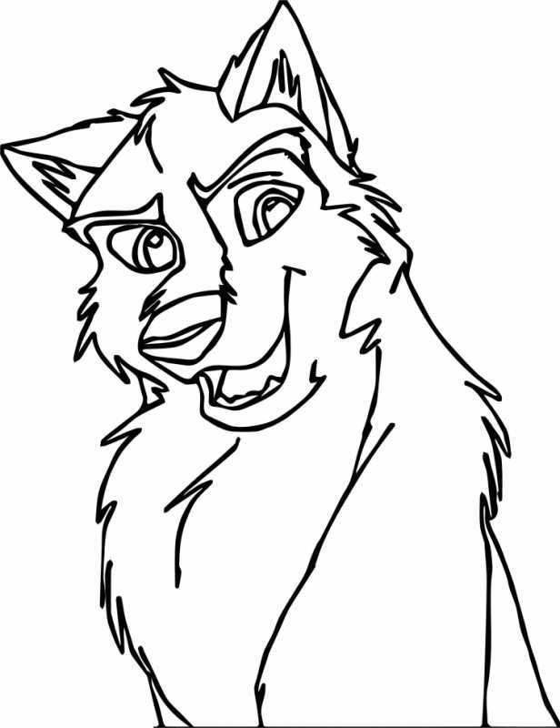 Балто раскраска алу