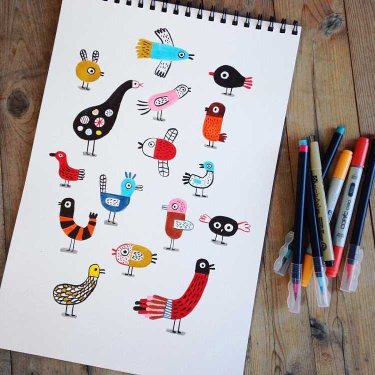 Рисование маркерами для детей