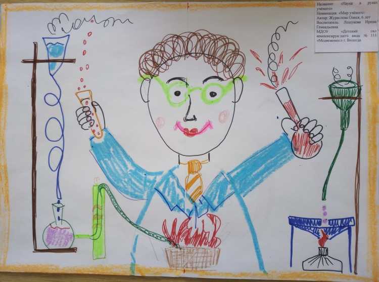 Рисунки про науку на конкурс