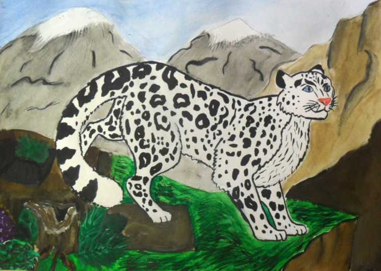 Рисунки на тему редкие животные