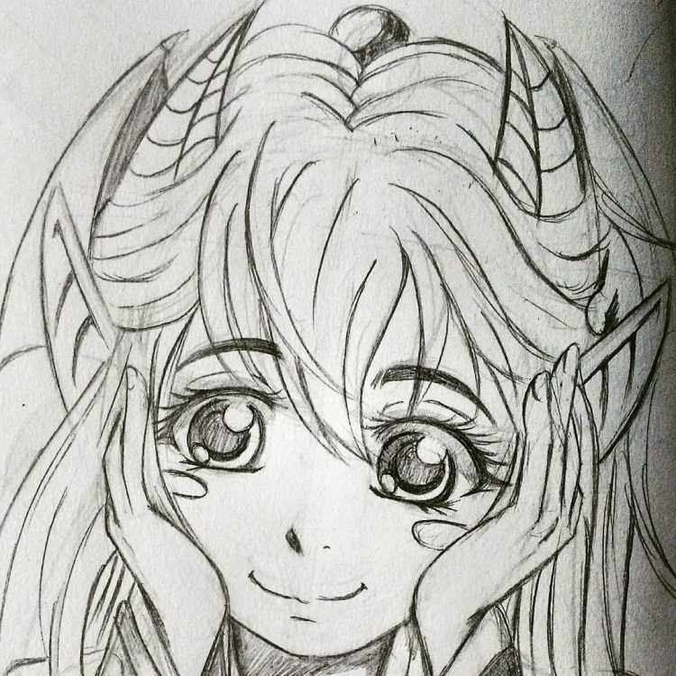 Аниме демоны для срисовки