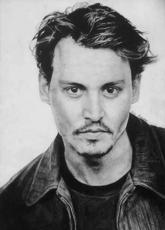 Джонни Депп портрет