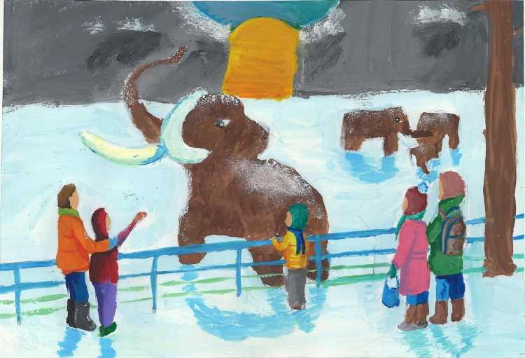 Рисунок на тему Якутия