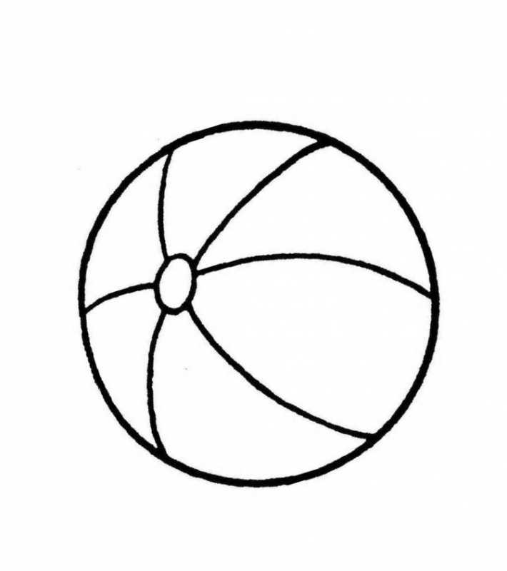 Футбольный мяч раскраска