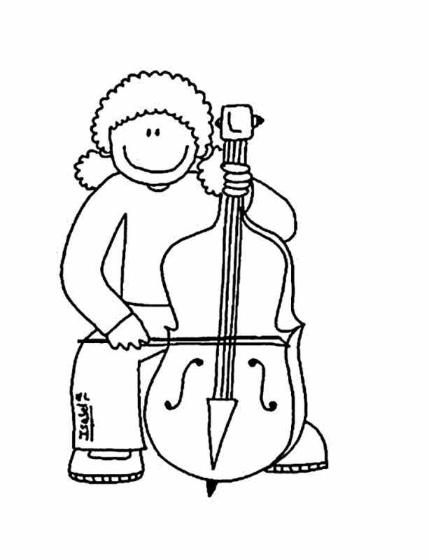 Духовые музыкальные инструменты раскраска для детей