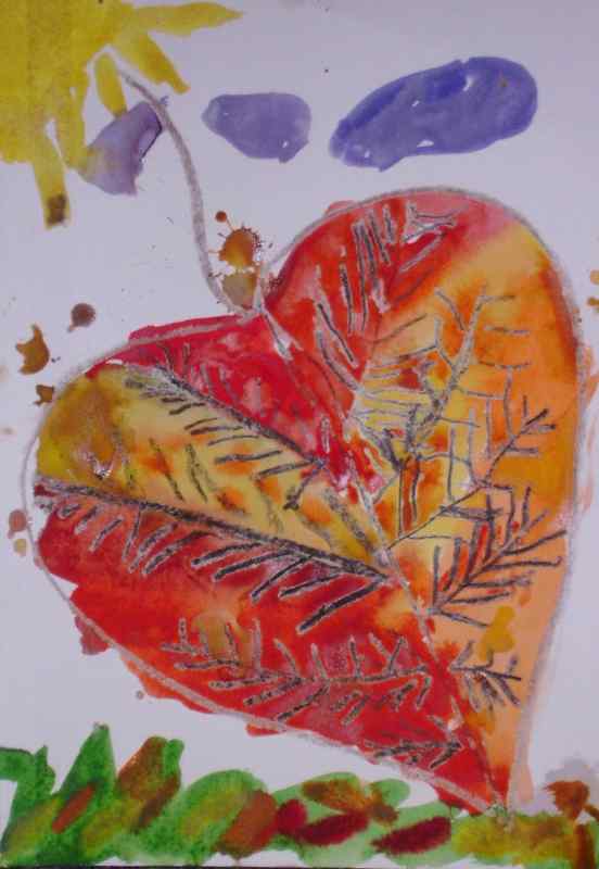 Рисование на тему осень